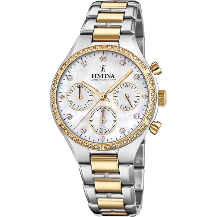 Festina Boyfriend mit weiß Zifferblatt