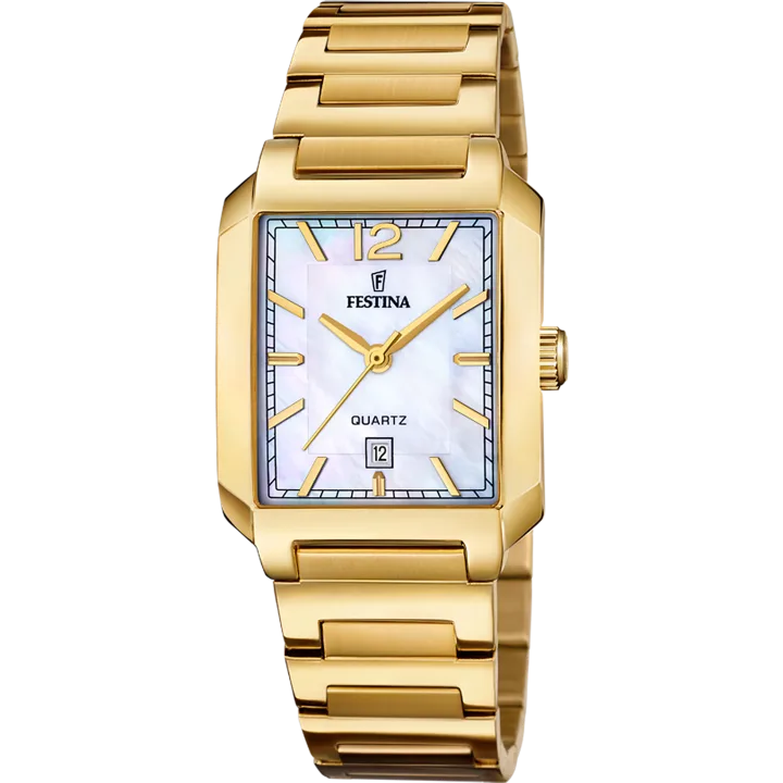 Festina On the Square mit silber Zifferblatt