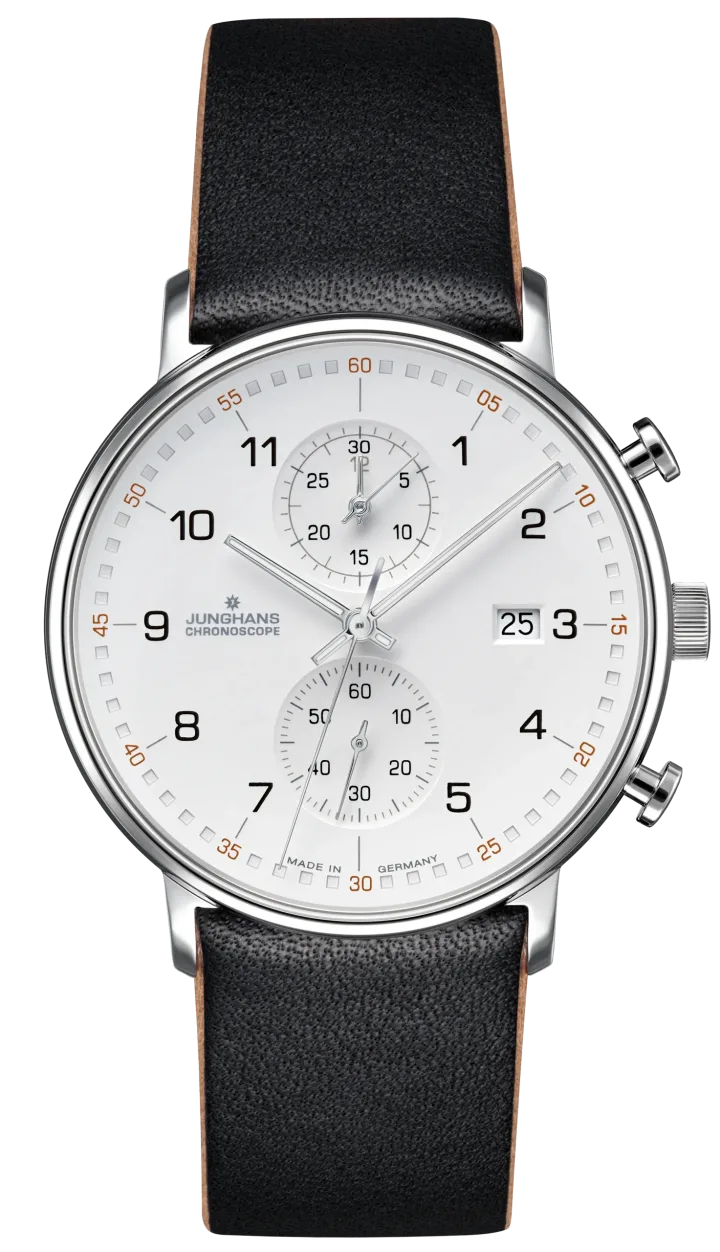 Junghans FORM C mit silber Zifferblatt