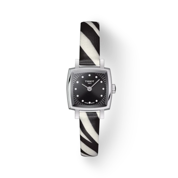 Tissot Lovely mit schwarz Zifferblatt