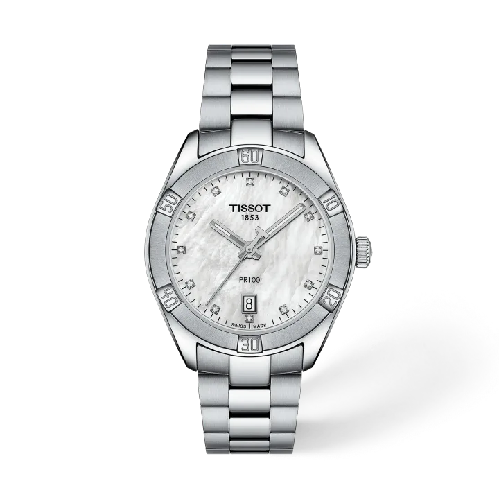 Tissot PR 100 Sport Chic 36mm mit perlmutt Zifferblatt