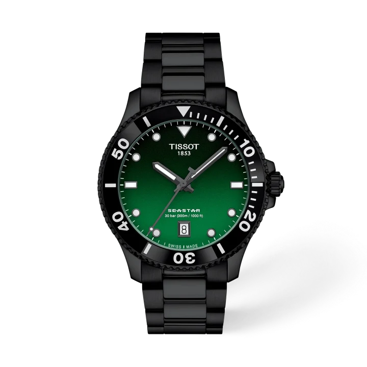Tissot Seastar 1000 40mm mit grün Zifferblatt