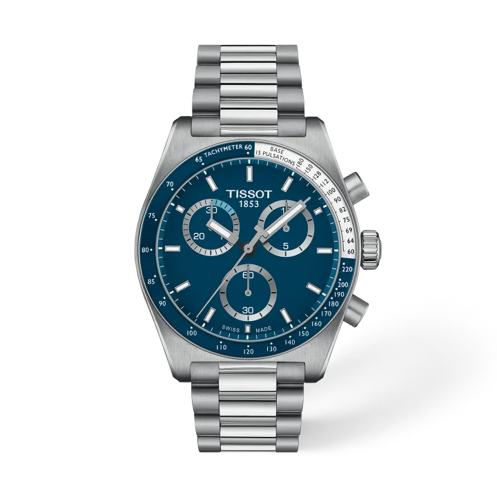 Tissot PR516 40mm mit blau Zifferblatt