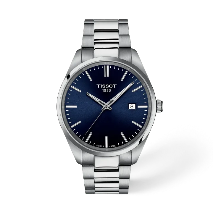 Tissot PR 100 40mm mit blau Zifferblatt